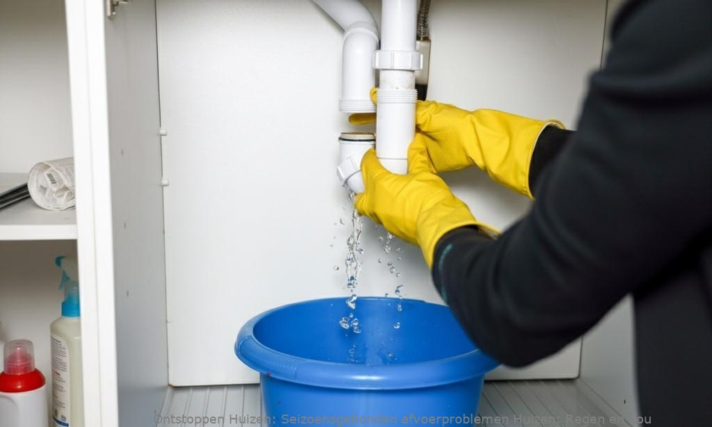 Seizoensgebonden afvoerproblemen Huizen: Regen en kou
