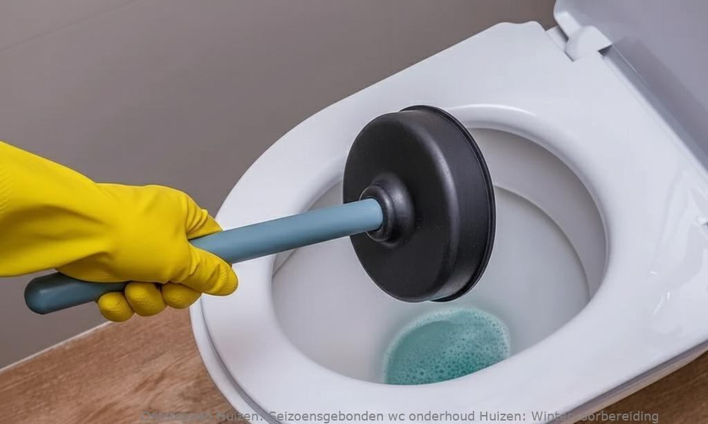 Seizoensgebonden wc onderhoud Huizen: Winter & Regen