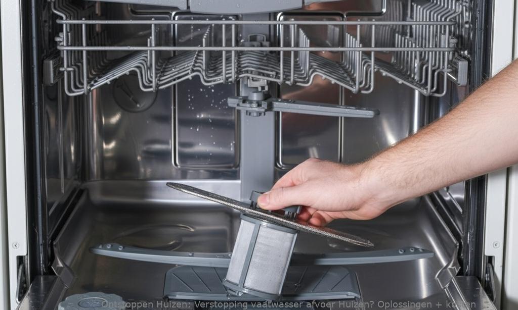 Verstopping vaatwasser afvoer Huizen? Oplossingen + kosten