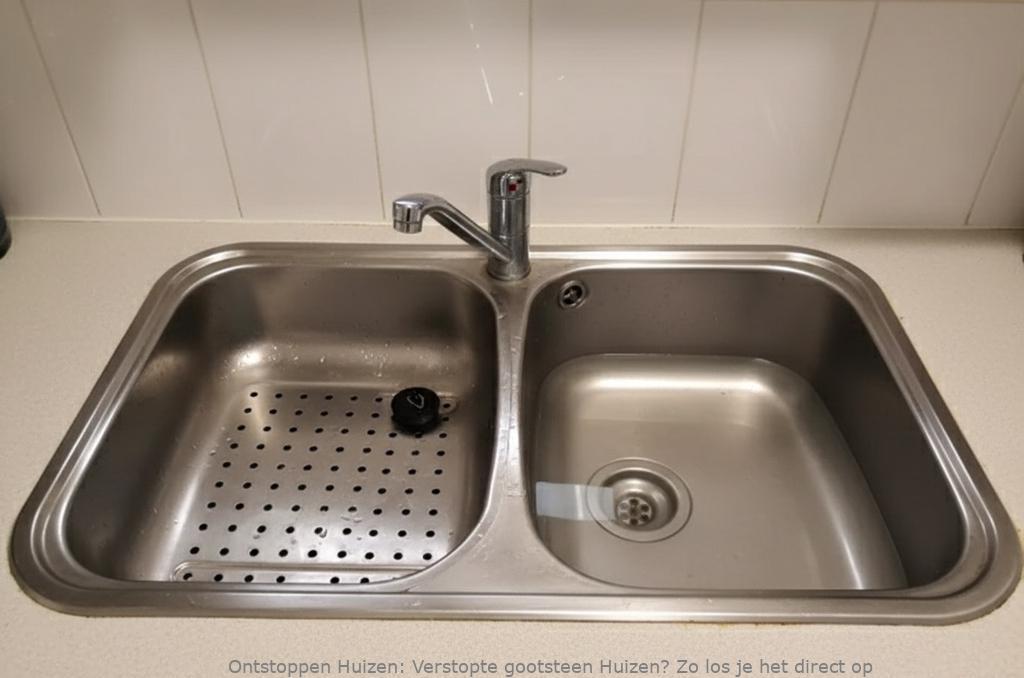 Verstopte gootsteen Huizen? Zo los je het direct op